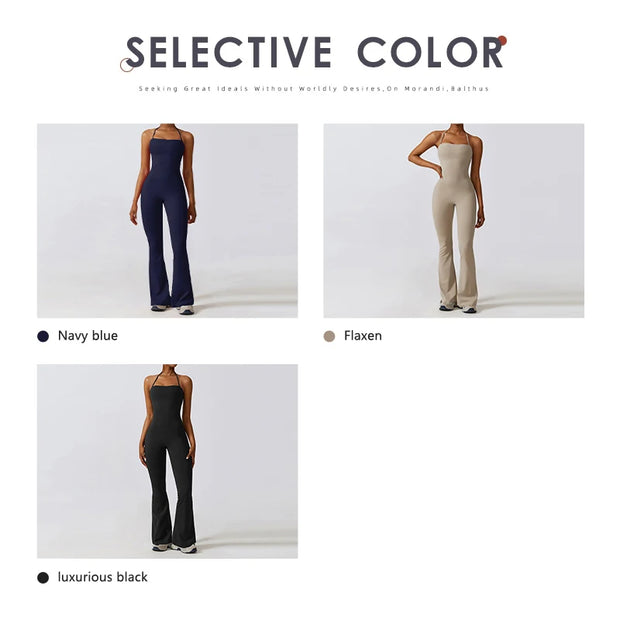 Women’s Sleeveless Yoga Jumpsuit