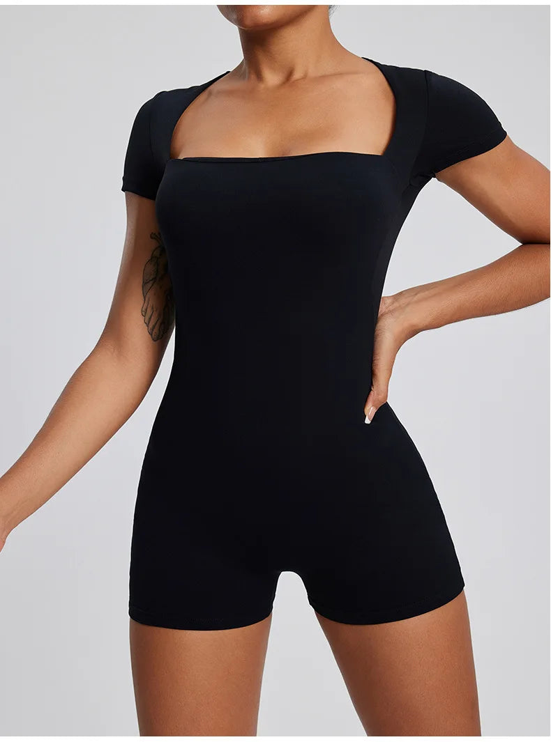 One-Piece Yoga Bodysuit - Just Fit 