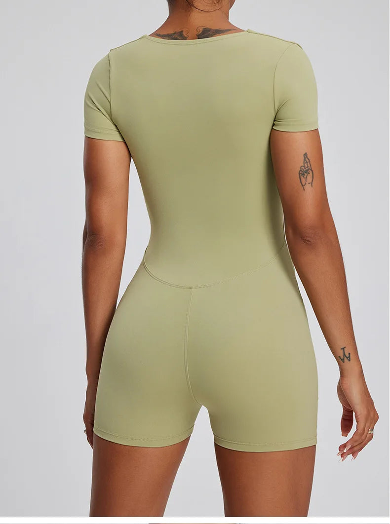 One-Piece Yoga Bodysuit - Just Fit 