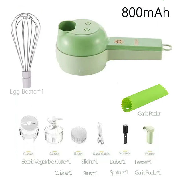 Portable Electric Vegetable Chopper Rechargeable