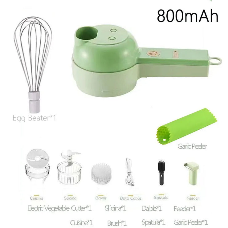 Portable Electric Vegetable Chopper Rechargeable