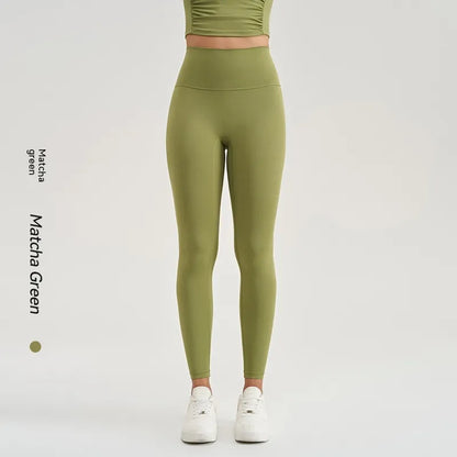 Woman's High Waisted Leggings - Just Fit 