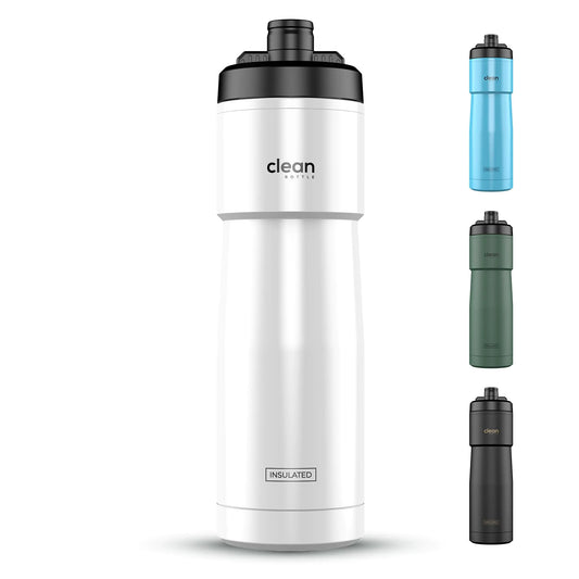 Bike Water Bottle | Insulated Bike Water Bottle | Easy Clean Nozzle Easy Squeeze - Just Fit 