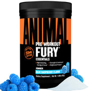 Animal Fury Pre Workout Powder - Energy and Focus Supplement 5g BCAA 350mg