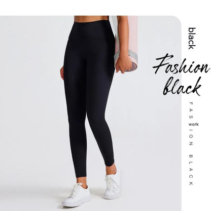 Woman's High Waisted Leggings - Just Fit 