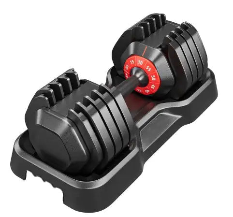 Adjustable Dumbbell Set, 10 In 1 Fast Adjust By Turning Handle 10 Gears 55 LB