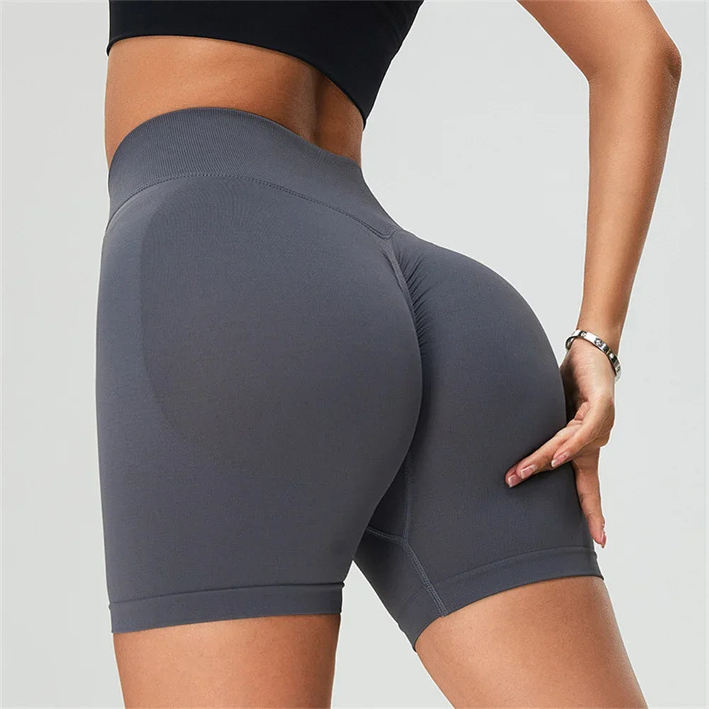 High Waist Women Yoga Shorts - Just Fit 