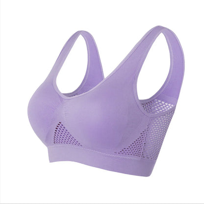 Seamless Mesh Women Sports Bras - Just Fit 