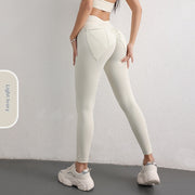Women's High Waist Hip Lift Yoga Pants With Pockets