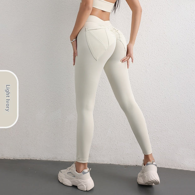 Women's High Waist Hip Lift Yoga Pants With Pockets
