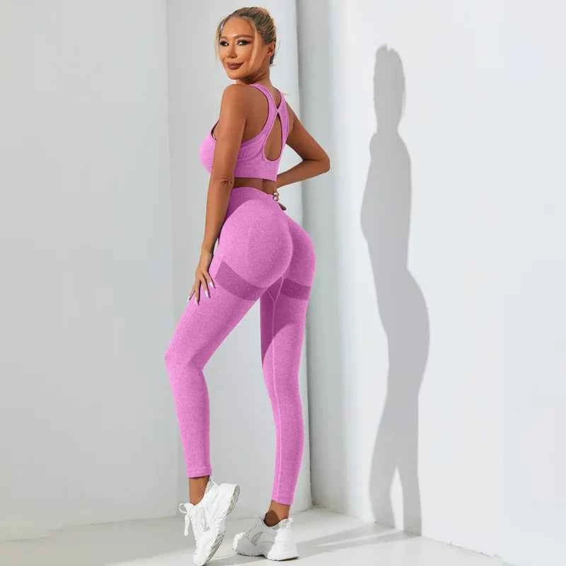 Women's New Seamless Yoga Set