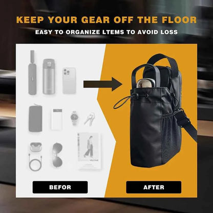 Magnetic Gym Bag Unisex,Unisex Small Gym Bag,Magnetic Water Bottle Holder