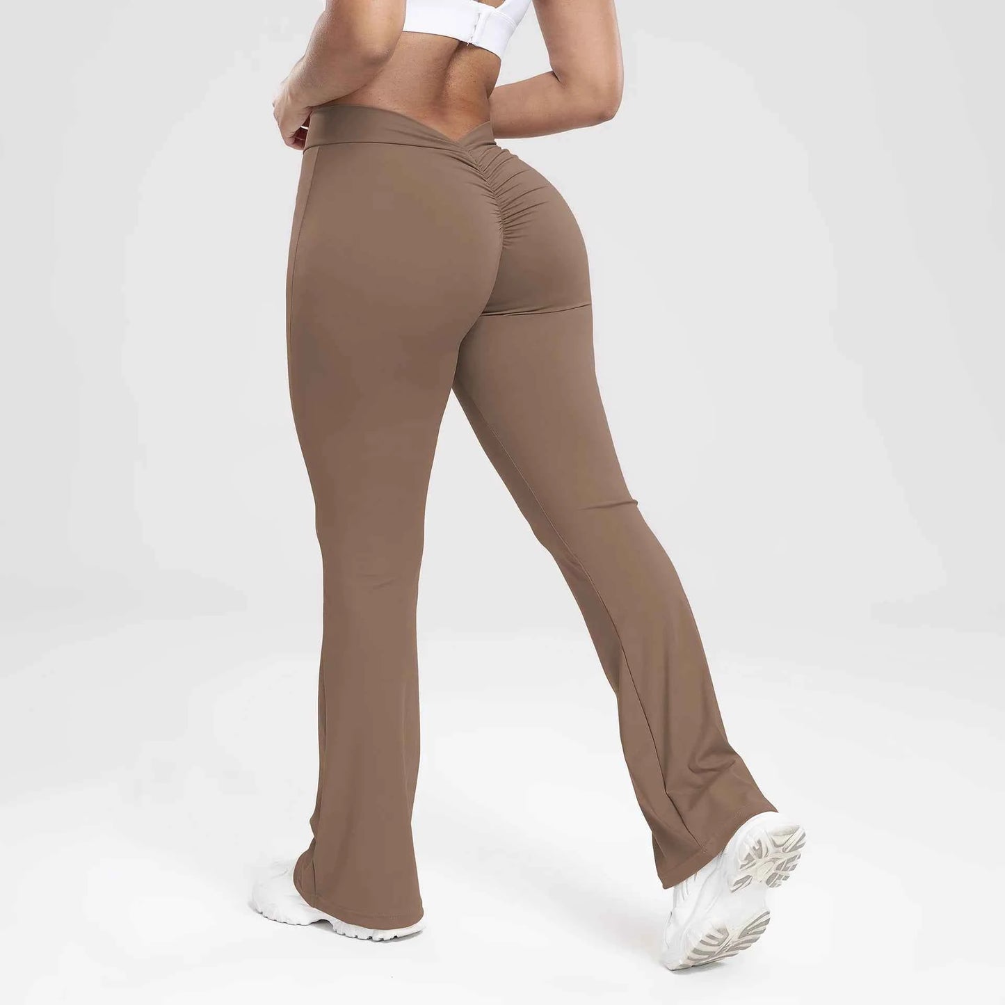 Women’s V Back Flared Leggings