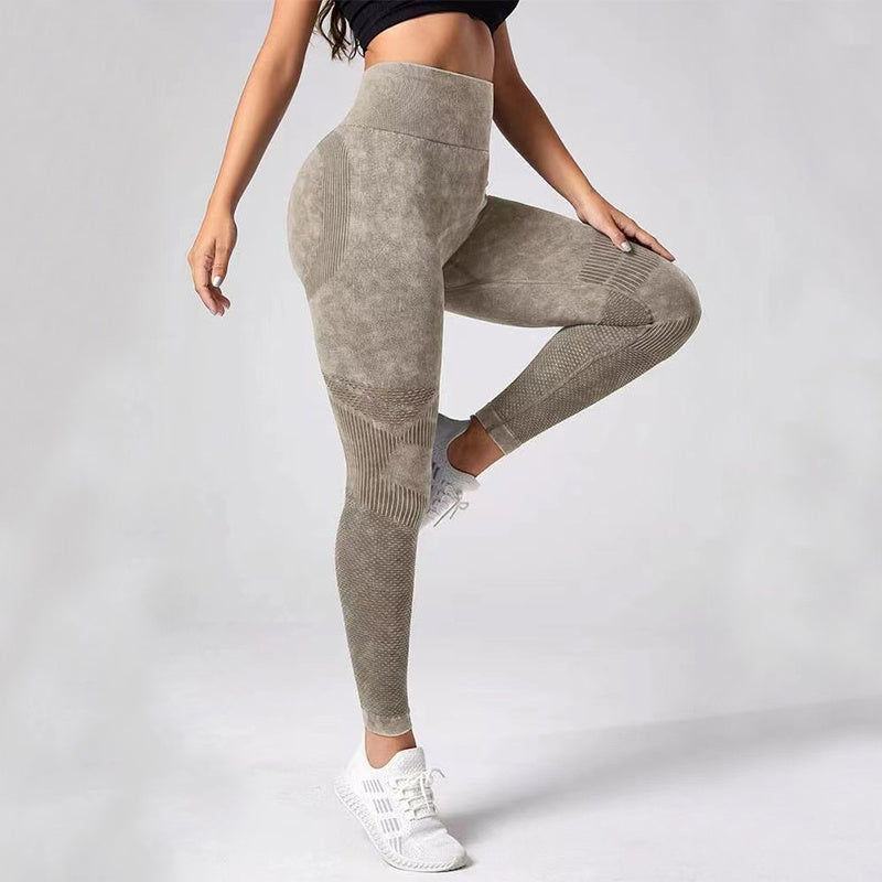 Women’s Hollow Seamless Leggings High Waist - Just Fit 