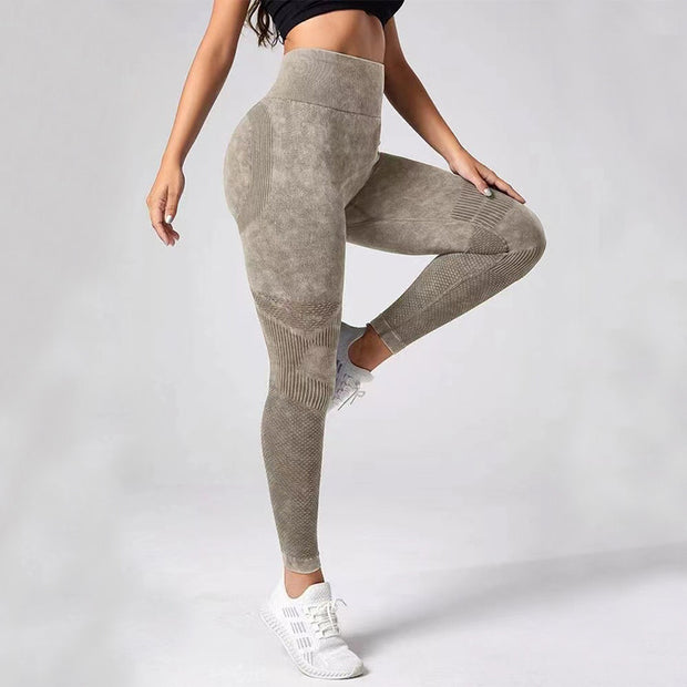 Women’s Hollow Seamless Leggings High Waist