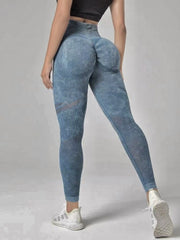 Women’s Hollow Seamless Leggings High Waist