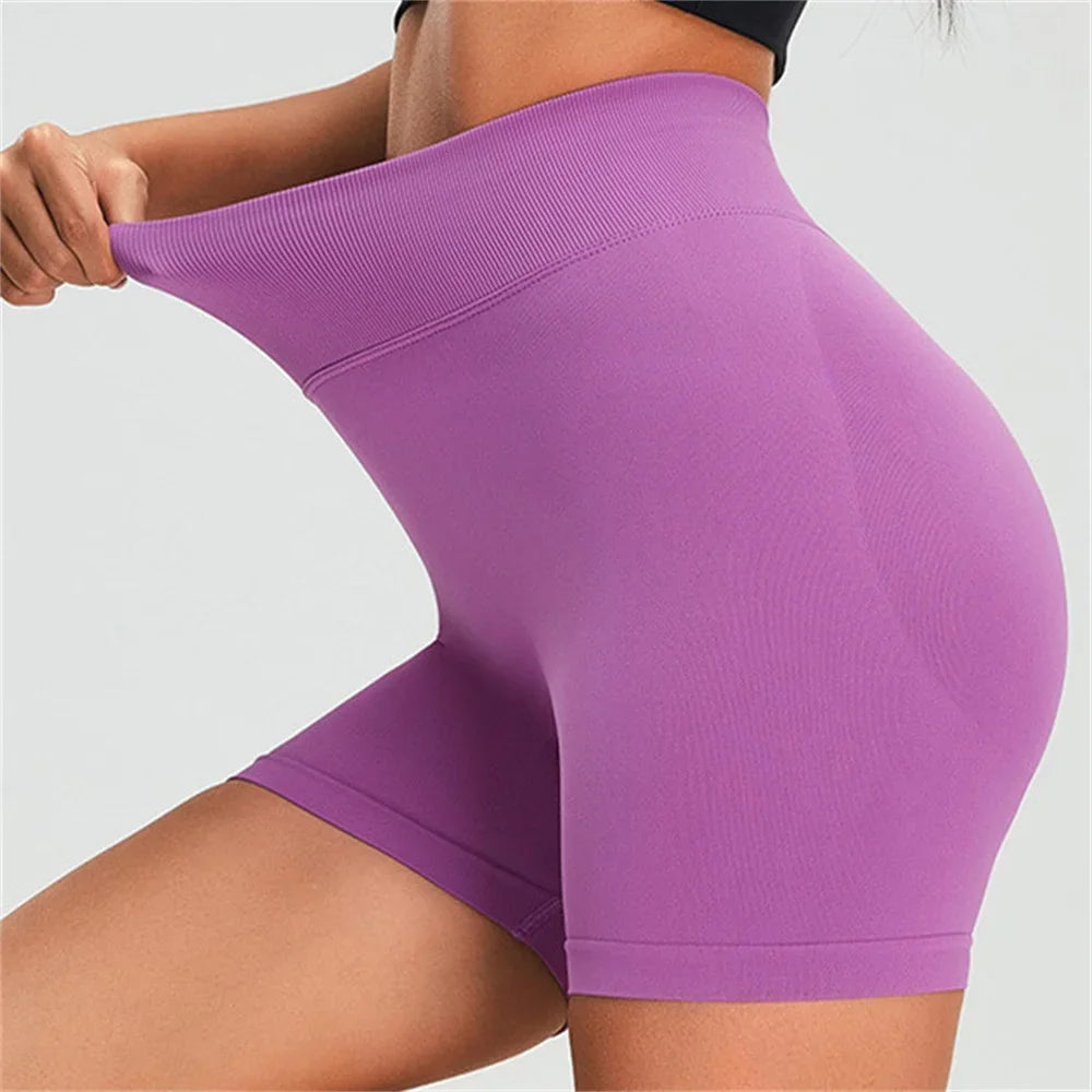 High Waist Women Yoga Shorts - Just Fit 