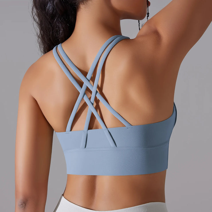 Women’s Yoga BraTank Top For Fitness Naked Feel Sports Bra