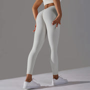 Women Yoga Leggings V Back Butt Lift Sexy High Waist Active Wear