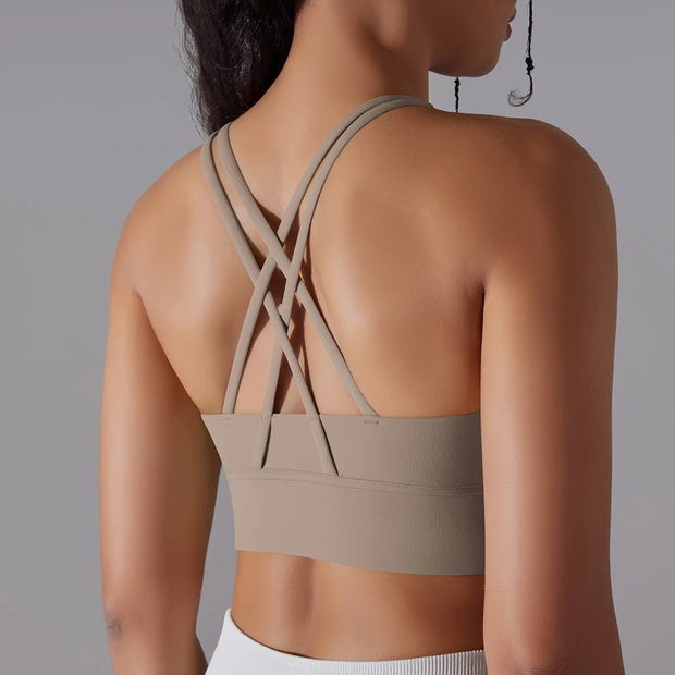 Women’s Yoga BraTank Top For Fitness Naked Feel Sports Bra