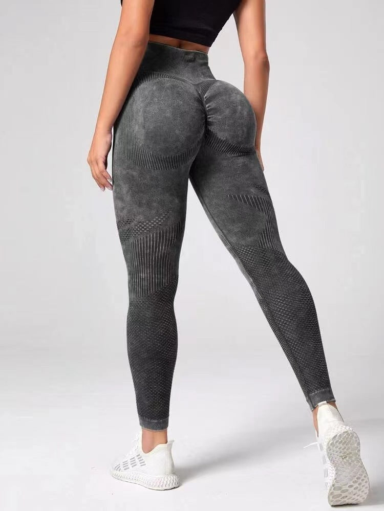 Women’s Hollow Seamless Leggings High Waist - Just Fit 