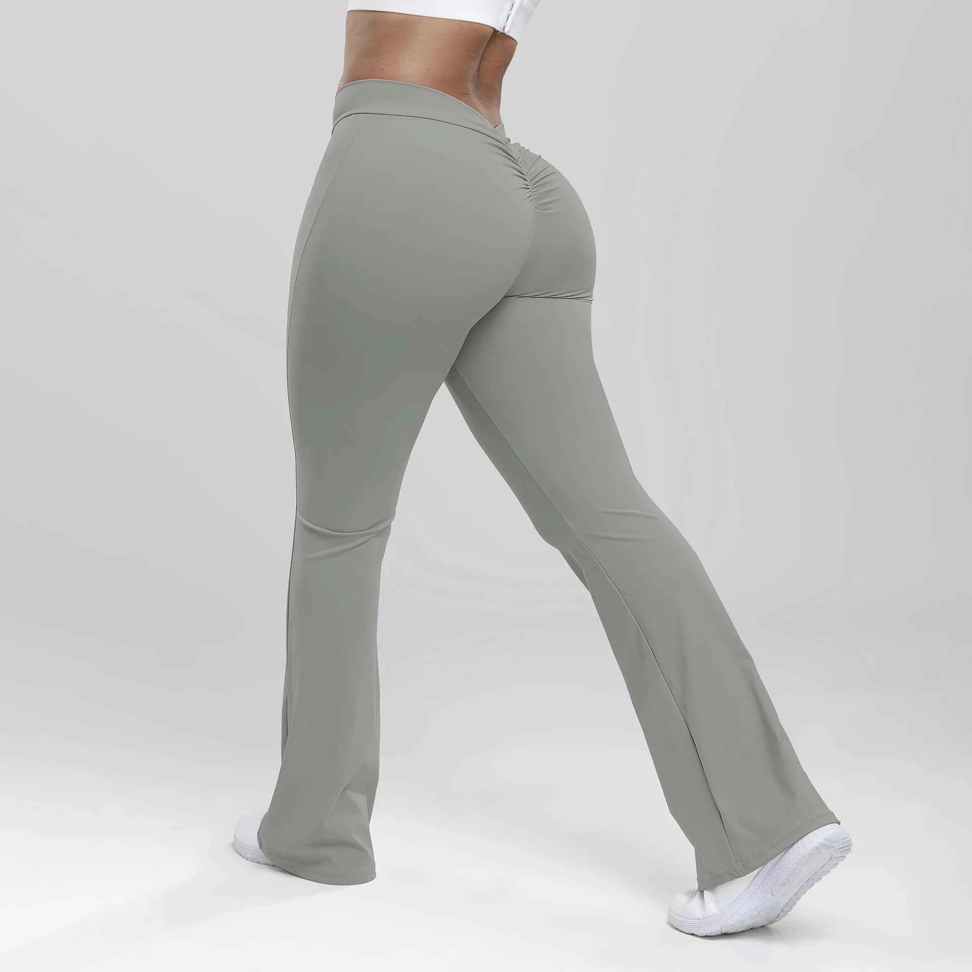 Women’s V Back Flared Leggings