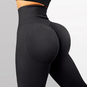 Women’s Seamless Slim High Waist Solid Leggings Push Up Butt