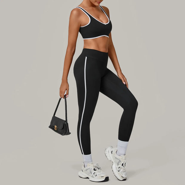 Women’s Sport Bra And Leggings High Waist Active Wear Quick Drying