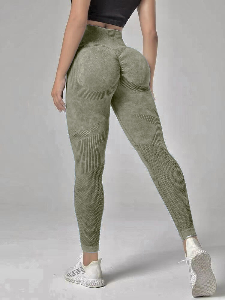 Women’s Hollow Seamless Leggings High Waist - Just Fit 