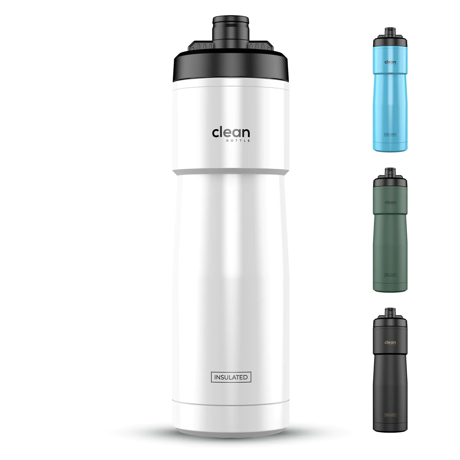 Bike Water Bottle | Insulated Bike Water Bottle | Easy Clean Nozzle Easy Squeeze - Just Fit 