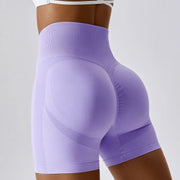 Woman’s Seamless Shorts High Waist Push Up Booty Scrunch Butt Active wear