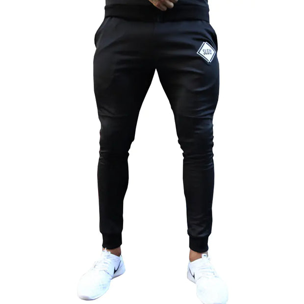 Sporty Tapered Fitness Pants for Active Wear