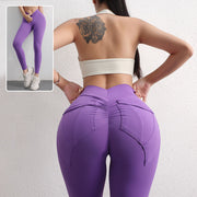 Women's High Waist Hip Lift Yoga Pants With Pockets