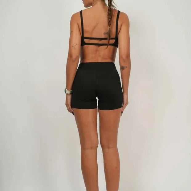 Women’s Premium Anti-Shock Two-Piece Sports Bra & Shorts Quick-Dry