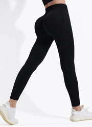 Women’s High Waist Gym Yoga Pants, Peach Buttocks , Tight Fitting