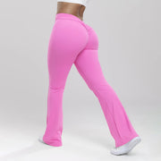 Women’s V Back Flared, Quick Drying Scrunch Pants