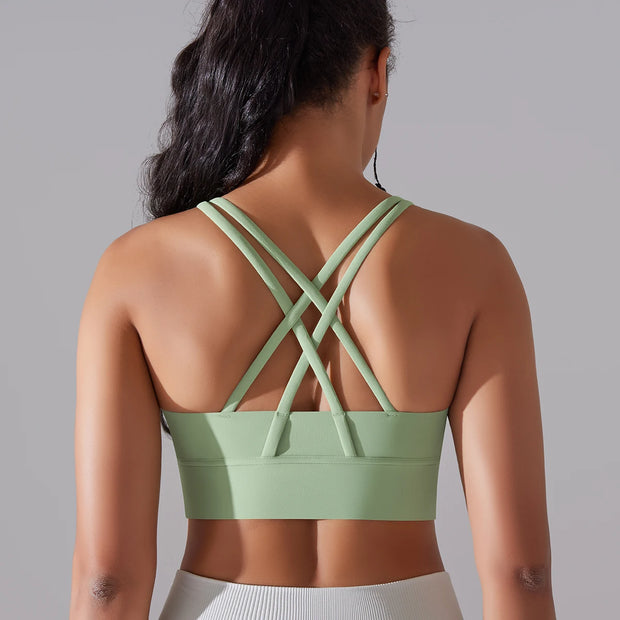 Women’s Yoga BraTank Top For Fitness Naked Feel Sports Bra