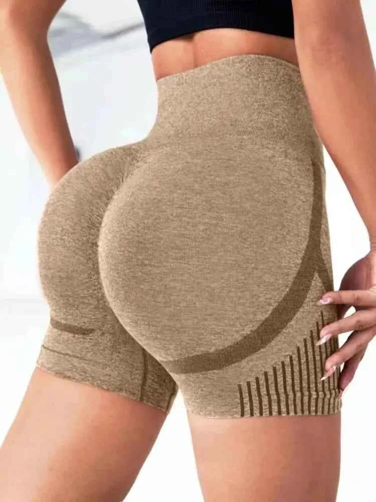 Women’s Yoga Shorts Seamless  High Waist