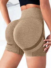 Women’s Yoga Shorts Seamless High Elastic High Waist Quick Dry