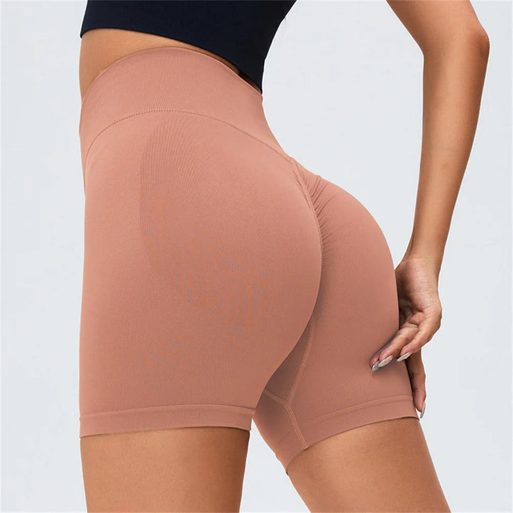 Women’s 2025 High Waist Shorts Push Up Seamless