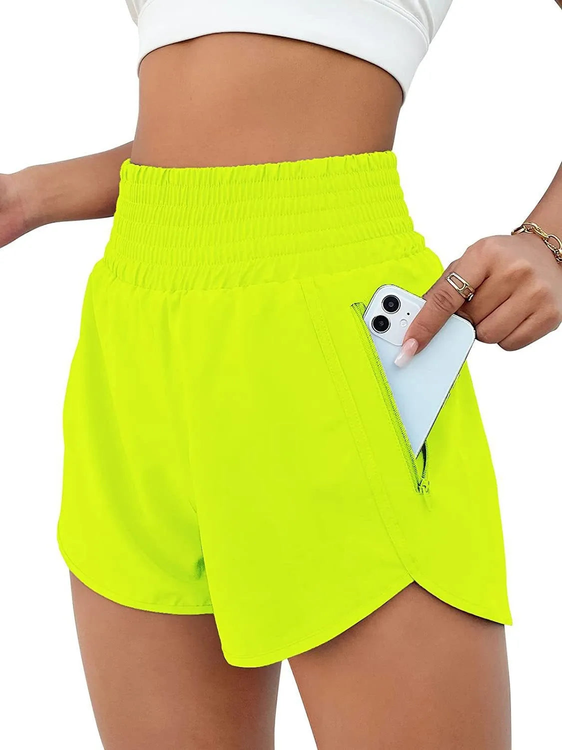 Women High Waist Shorts - Just Fit 
