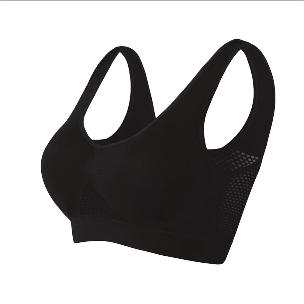 Seamless Mesh Women Sports Bras - Just Fit 