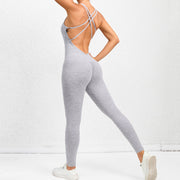 Women’s Cross-strap Back Quick-drying Seamless Ensemble