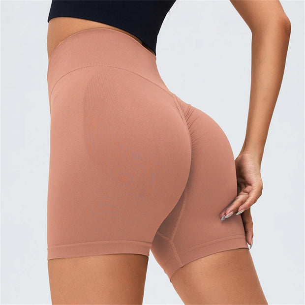 Women’s 2025 High Waist Shorts Push Up Seamless