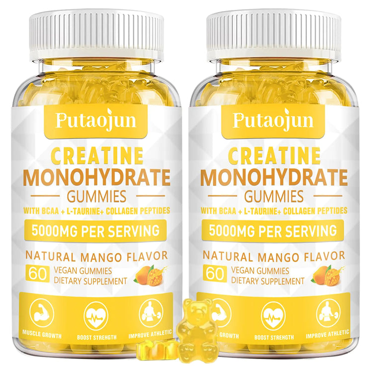 Creatine Monohydrate Vitamins D3 & B12 | Sugar-free Hydrolyzed Collagen