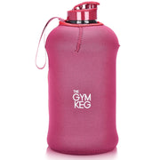 Gym Keg - Half Gallon Water Bottle with Sleeve - Insulated Sleeve