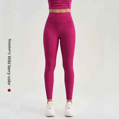 Woman's High Waisted Leggings - Just Fit 