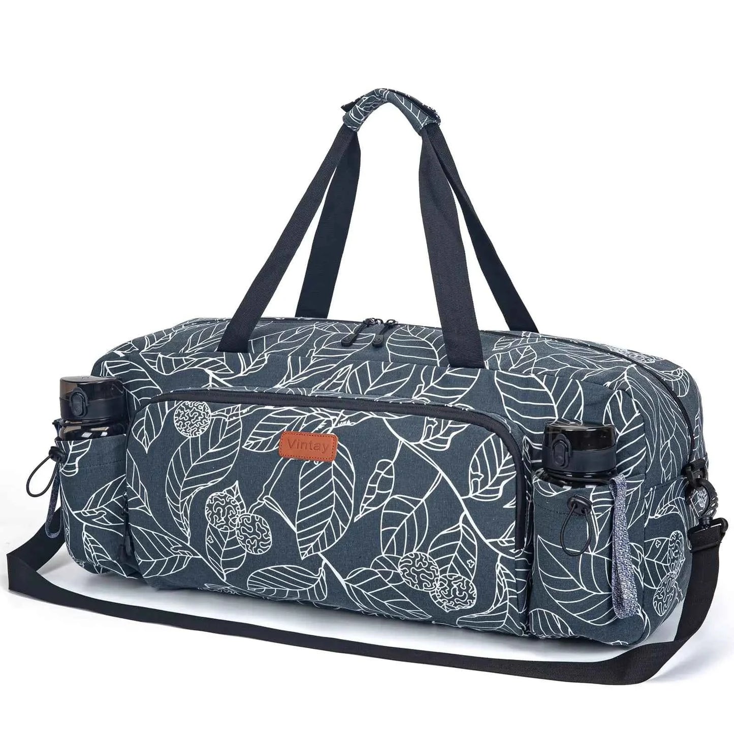 Ultimate Gym Bag, Yoga Mat Bag with Water Bottle Pocket and Wet Pocket Travel Duffel