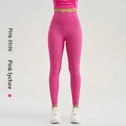 Woman's High Waisted Leggings - Just Fit 