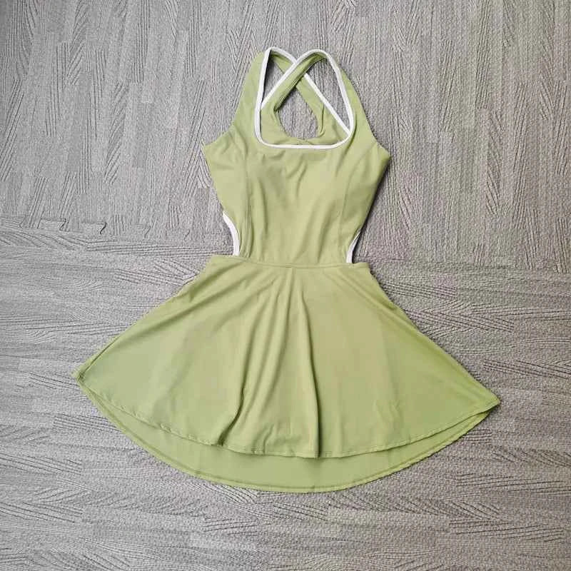 Backless tennis dress